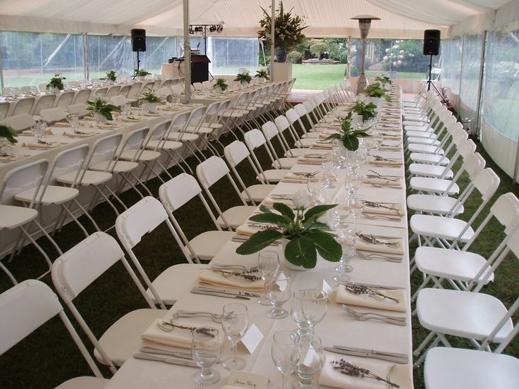 marquee and tents